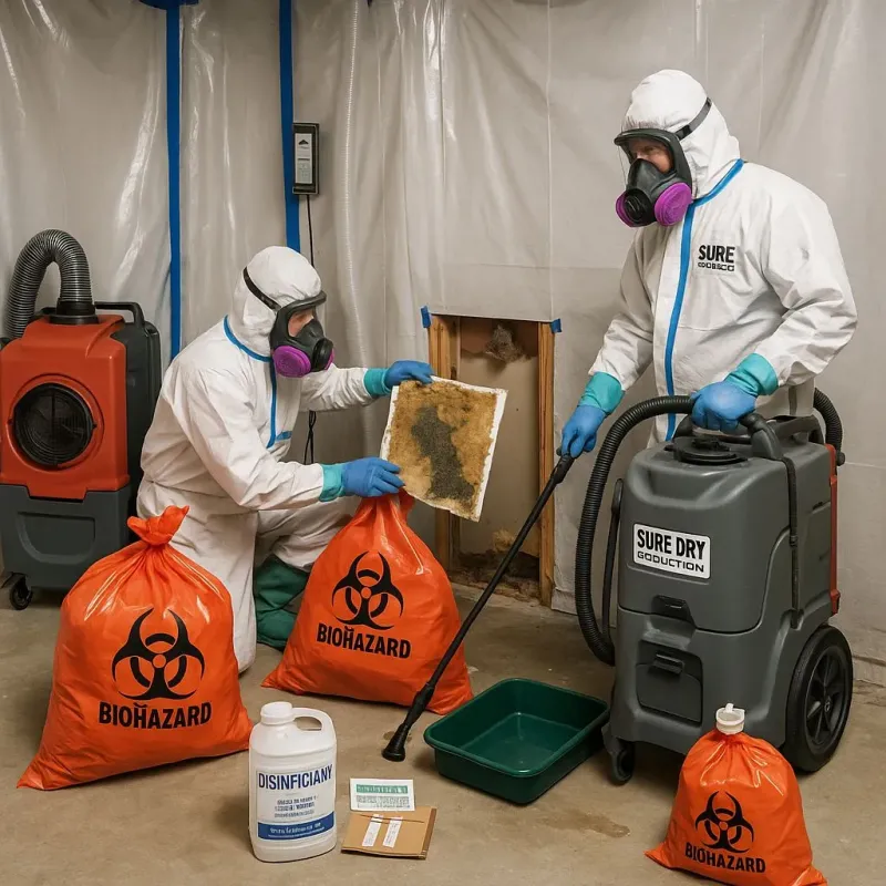 Contaminated Water Handling Protocols process in Strum, WI